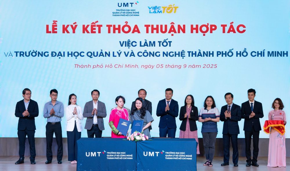 Việc Làm Tốt và Đại học UMT hợp tác xây dựng hệ sinh thái nghề nghiệp bền vững Việc Làm Tốt và Đại học UMT hợp tác xây dựng hệ sinh thái nghề nghiệp bền vững