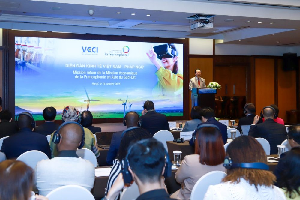Diễn đàn Kinh tế Việt Nam - Pháp ngữ 2025: Mở rộng “vòng tròn hợp tác” giữa doanh nghiệp Việt Nam và cộng đồng Pháp ngữ Diễn đàn Kinh tế Việt Nam - Pháp ngữ 2025: Mở rộng “vòng tròn hợp tác” giữa doanh nghiệp Việt Nam và cộng đồng Pháp ngữ