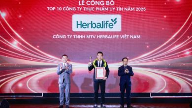 Herbalife Việt Nam được vinh danh Top 10 Công ty Thực phẩm Uy tín lần thứ năm liên tiếp Herbalife Việt Nam được vinh danh Top 10 Công ty Thực phẩm Uy tín lần thứ năm liên tiếp
