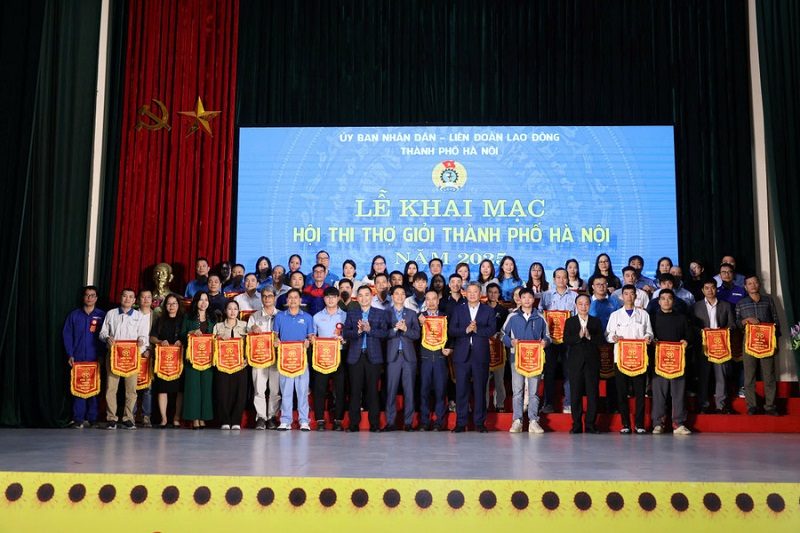 Hơn 360 thí sinh tranh tài Hội thi thợ giỏi TP Hà Nội năm 2025 Hơn 360 thí sinh tranh tài Hội thi thợ giỏi TP Hà Nội năm 2025