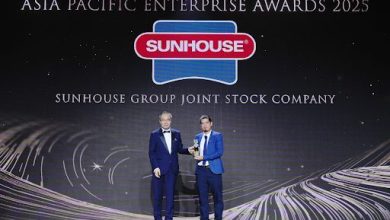 Sunhouse Group nhận giải “Doanh nghiệp xuất sắc châu Á 2025” Sunhouse Group nhận giải “Doanh nghiệp xuất sắc châu Á 2025”