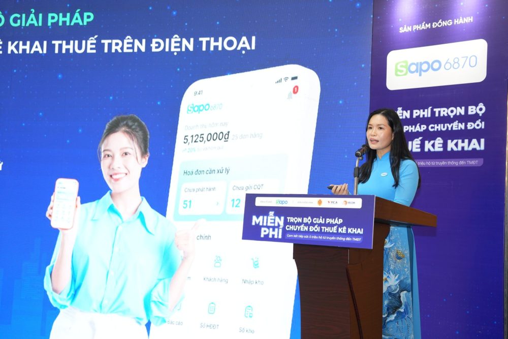 Sapo công bố chương trình miễn phí trọn bộ giải pháp chuyển đổi thuế kê khai