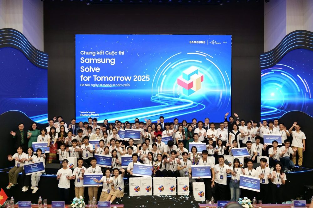 Samsung Việt Nam trao giải cuộc thi Samsung Solve for Tomorrow 2025 Samsung Việt Nam trao giải cuộc thi Samsung Solve for Tomorrow 2025