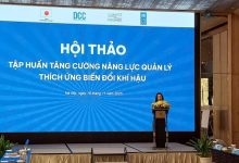 Tăng cường năng lực quản lý thích ứng với biến đổi khí hậu cho các Bộ, ngành