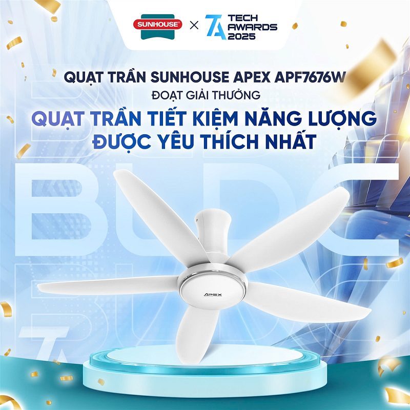 SUNHOUSE TIẾN VÀO CHUNG KẾT BÌNH CHỌN HẠNG MỤC “THƯƠNG HIỆU GIA DỤNG CỦA NĂM” TẠI TECH AWARDS 2025