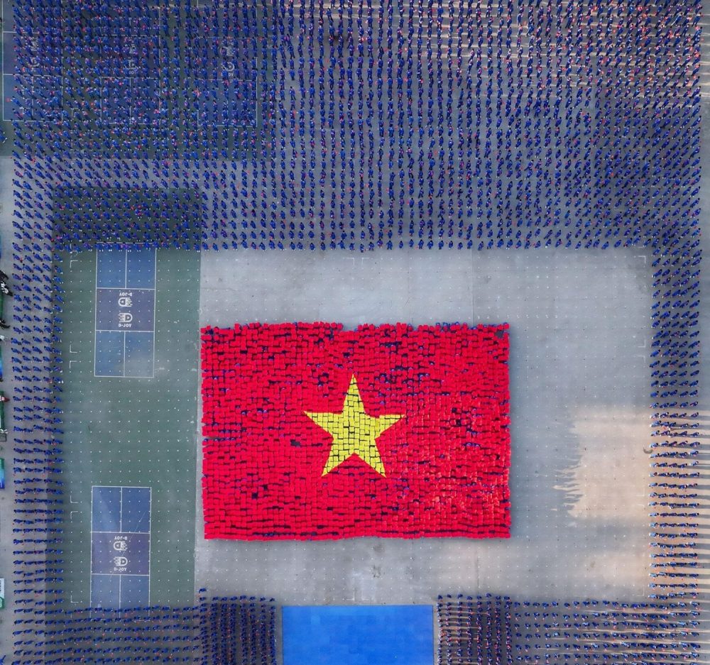 60.000 học sinh TP.HCM xác lập kỷ lục kép với màn đồng diễn Vovinam ấn tượng 60.000 học sinh TP.HCM xác lập kỷ lục kép với màn đồng diễn Vovinam ấn tượng