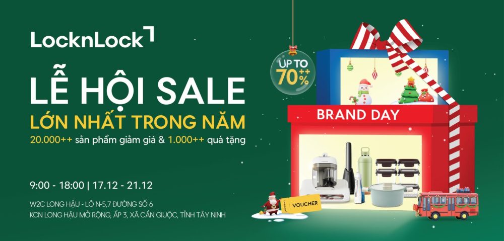 LocknLock hưởng ứng Chương trình Khuyến mại tập trung quốc gia 2025 với lễ hội “LocknLock Brand Day” LocknLock hưởng ứng Chương trình Khuyến mại tập trung quốc gia 2025 với lễ hội “LocknLock Brand Day”