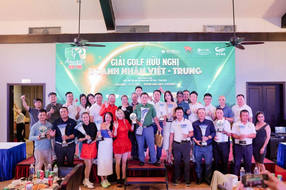 Giải Golf Doanh nhân Hữu nghị Việt – Trung 2025 thành công tốt đẹp