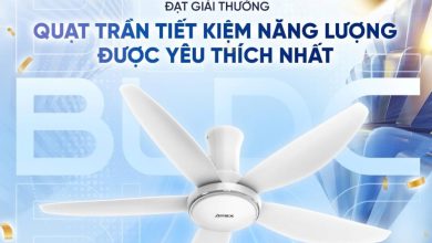 Quạt trần Sunhouse Apex đoạt giải quạt trần tiết kiệm năng lượng được yêu thích Quạt trần Sunhouse Apex đoạt giải quạt trần tiết kiệm năng lượng được yêu thích
