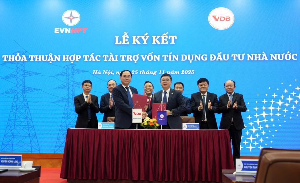 VDB và EVNNPT ký thỏa thuận hợp tác tài trợ vốn tín dụng đầu tư của Nhà nước VDB và EVNNPT ký thỏa thuận hợp tác tài trợ vốn tín dụng đầu tư của Nhà nước