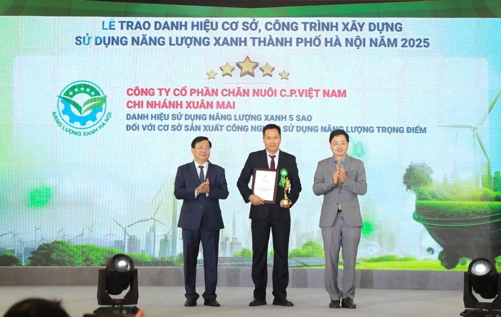 Sở Công Thương Hà Nội ghi nhận C.P. Việt Nam là điển hình trong sử dụng năng lượng xanh Sở Công Thương Hà Nội ghi nhận C.P. Việt Nam là điển hình trong sử dụng năng lượng xanh