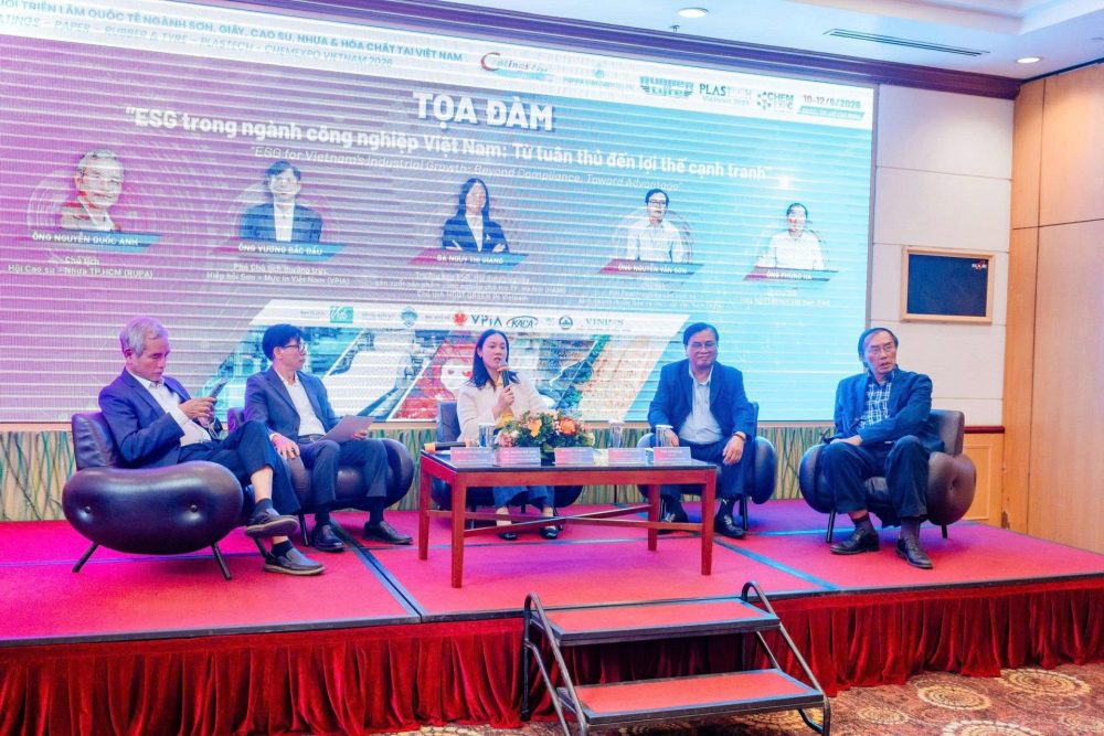 Chuỗi Triển lãm Quốc tế chuyên ngành Sơn phủ – Giấy – Cao su – Nhựa – Hóa chất: Nền tảng kết nối cho công nghiệp xanh và hội nhập chuỗi giá trị toàn cầu Chuỗi Triển lãm Quốc tế chuyên ngành Sơn phủ – Giấy – Cao su – Nhựa – Hóa chất: Nền tảng kết nối cho công nghiệp xanh và hội nhập chuỗi giá trị toàn cầu