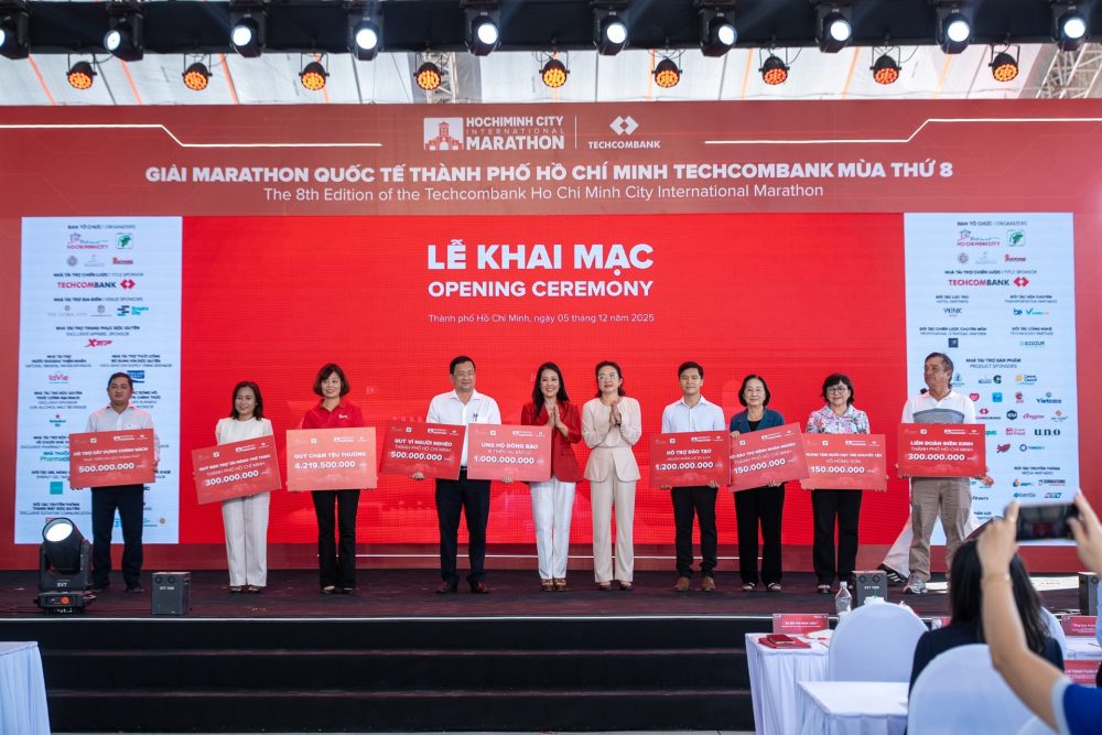 Khai mạc Giải Marathon Quốc tế TP.HCM Techcombank mùa 8: Lan tỏa tinh thần vượt trội của siêu đô thị tương lai