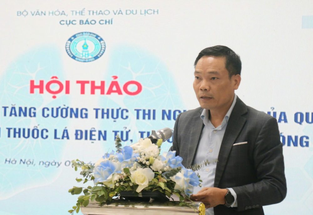 Tăng cường thực thi lệnh cấm thuốc lá thế hệ mới để bảo vệ sức khỏe cộng đồng