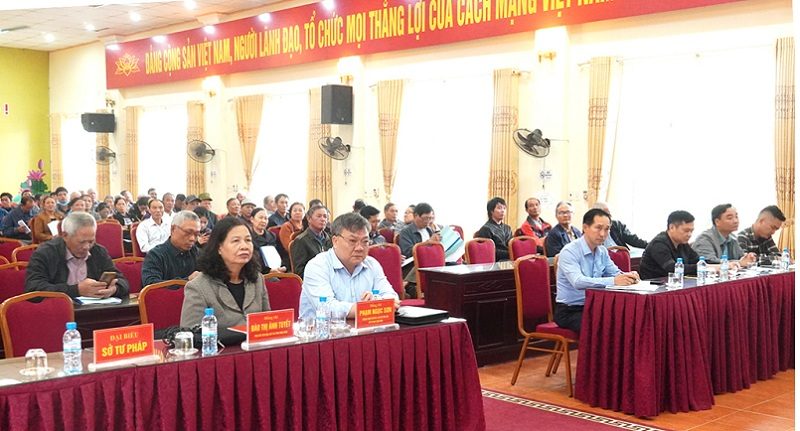 Tập huấn nghiệp vụ hòa giải và tuyên truyền pháp luật tại phường Thiên Trường