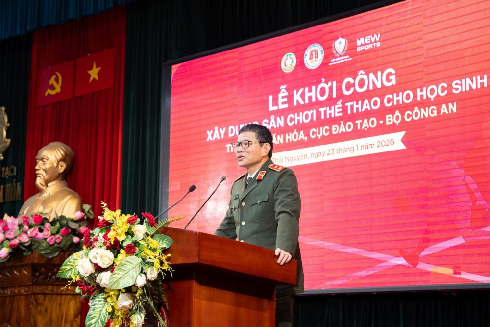 Khởi công xây dựng sân chơi thể thao cho học sinh Trường Văn hóa tỉnh Thái Nguyên Khởi công xây dựng sân chơi thể thao cho học sinh Trường Văn hóa tỉnh Thái Nguyên