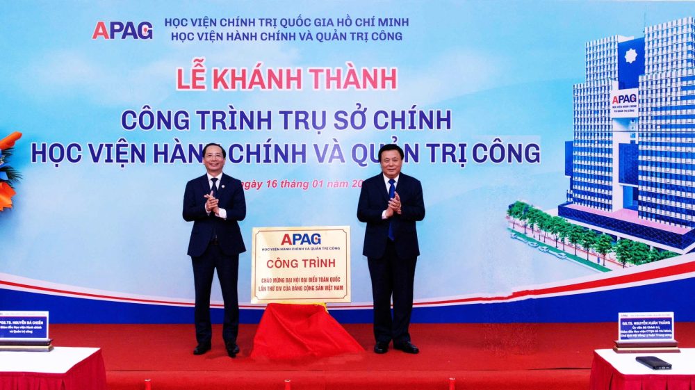 Khánh thành trụ sở chính Học viện Hành chính và Quản trị công tại Hà Nội