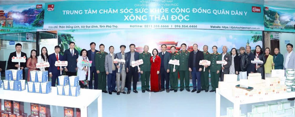 Ra mắt Trung tâm Chăm sóc Sức khỏe Cộng đồng Quân Dân Y tại Phú Thọ Ra mắt Trung tâm Chăm sóc Sức khỏe Cộng đồng Quân Dân Y tại Phú Thọ