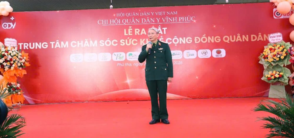 Ra mắt Trung tâm Chăm sóc Sức khỏe Cộng đồng Quân Dân Y tại Phú Thọ Ra mắt Trung tâm Chăm sóc Sức khỏe Cộng đồng Quân Dân Y tại Phú Thọ