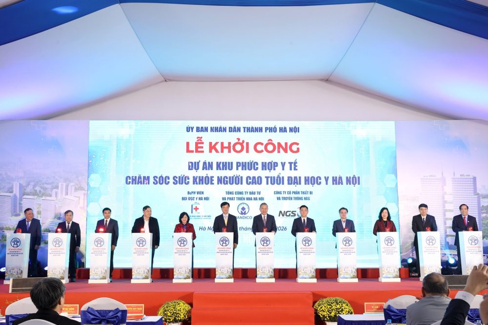 Khởi công Dự án Khu phức hợp y tế - chăm sóc sức khỏe người cao tuổi  Đại học Y Hà Nội