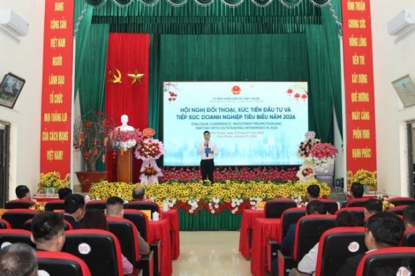 Xã Vĩnh Thuận đối thoại, xúc tiến đầu tư với doanh nghiệp tạo động lực phát triển giai đoạn 2026-2030