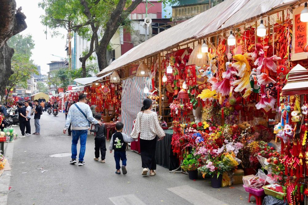 Chợ hoa Xuân Phố cổ 2026 – Không gian Tết truyền thống giữa lòng Hà Nội