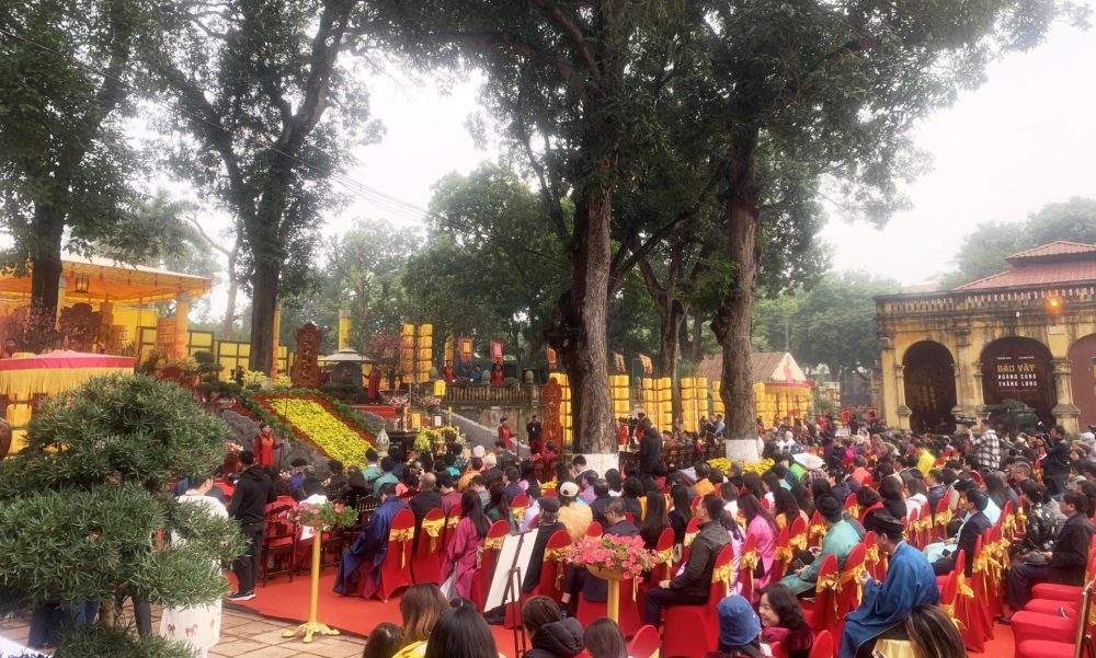 Tái hiện nghi lễ “Tống cựu nghinh tân” tại Hoàng thành Thăng Long