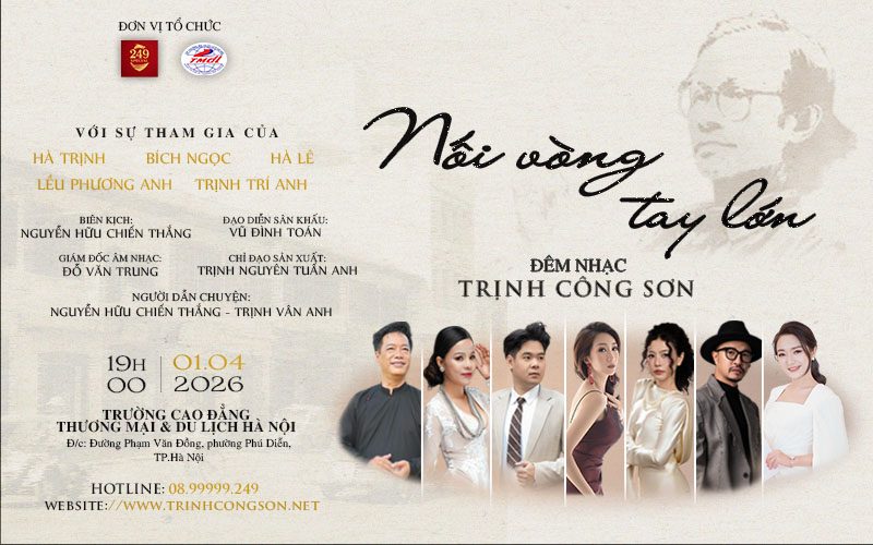 Đêm nhạc “Nối Vòng Tay Lớn”: Không gian kết nối những người yêu nhạc Trịnh Công Sơn Đêm nhạc “Nối Vòng Tay Lớn”: Không gian kết nối những người yêu nhạc Trịnh Công Sơn