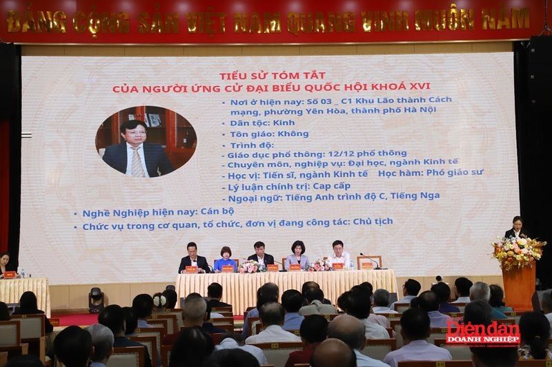 5 cam kết hành động của ứng viên ứng cử đại biểu Quốc hội khóa XVI Hồ Sỹ Hùng