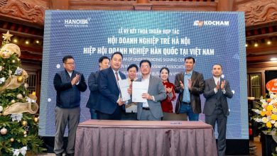 Hội Doanh nghiệp trẻ Hà Nội ký hợp tác với SCCV và KOCHAM