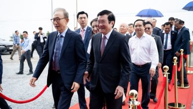 Cựu Tổng thống Hàn Quốc và doanh nghiệp khảo sát quần thể công nghiệp Tân Tập - Nam Tân Tập Cựu Tổng thống Hàn Quốc và doanh nghiệp khảo sát quần thể công nghiệp Tân Tập - Nam Tân Tập